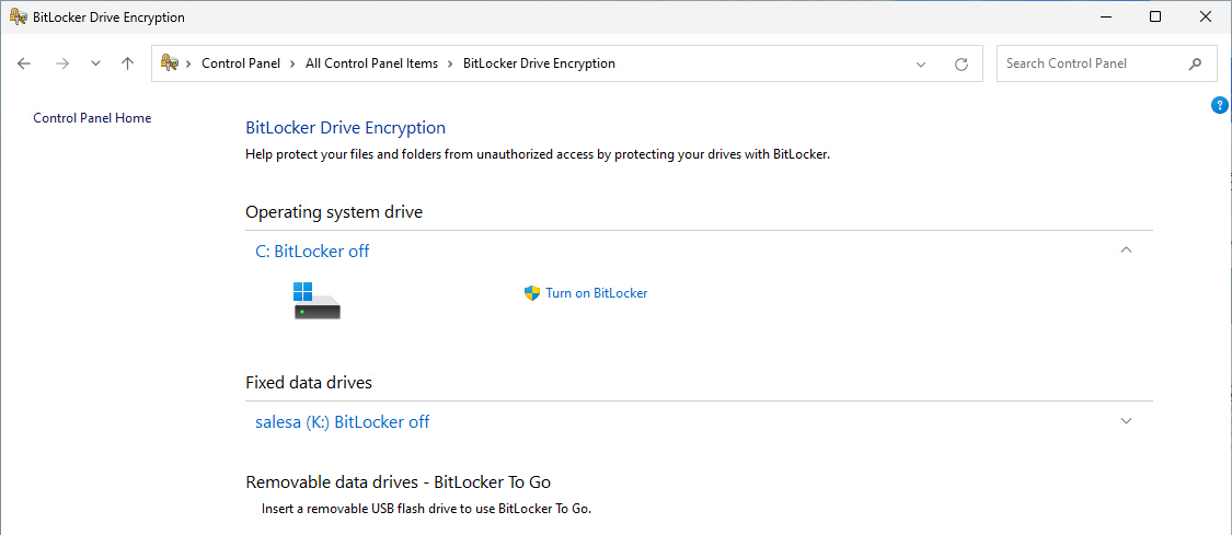 Bitlocker