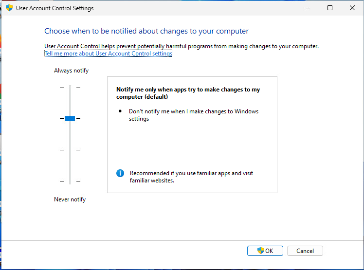 User Account Control
